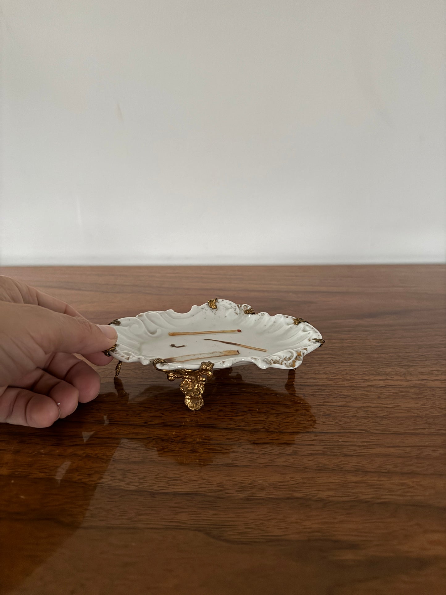 Guerin Limoges France “ Hot Butts” Trompe L’oeil Ashtray