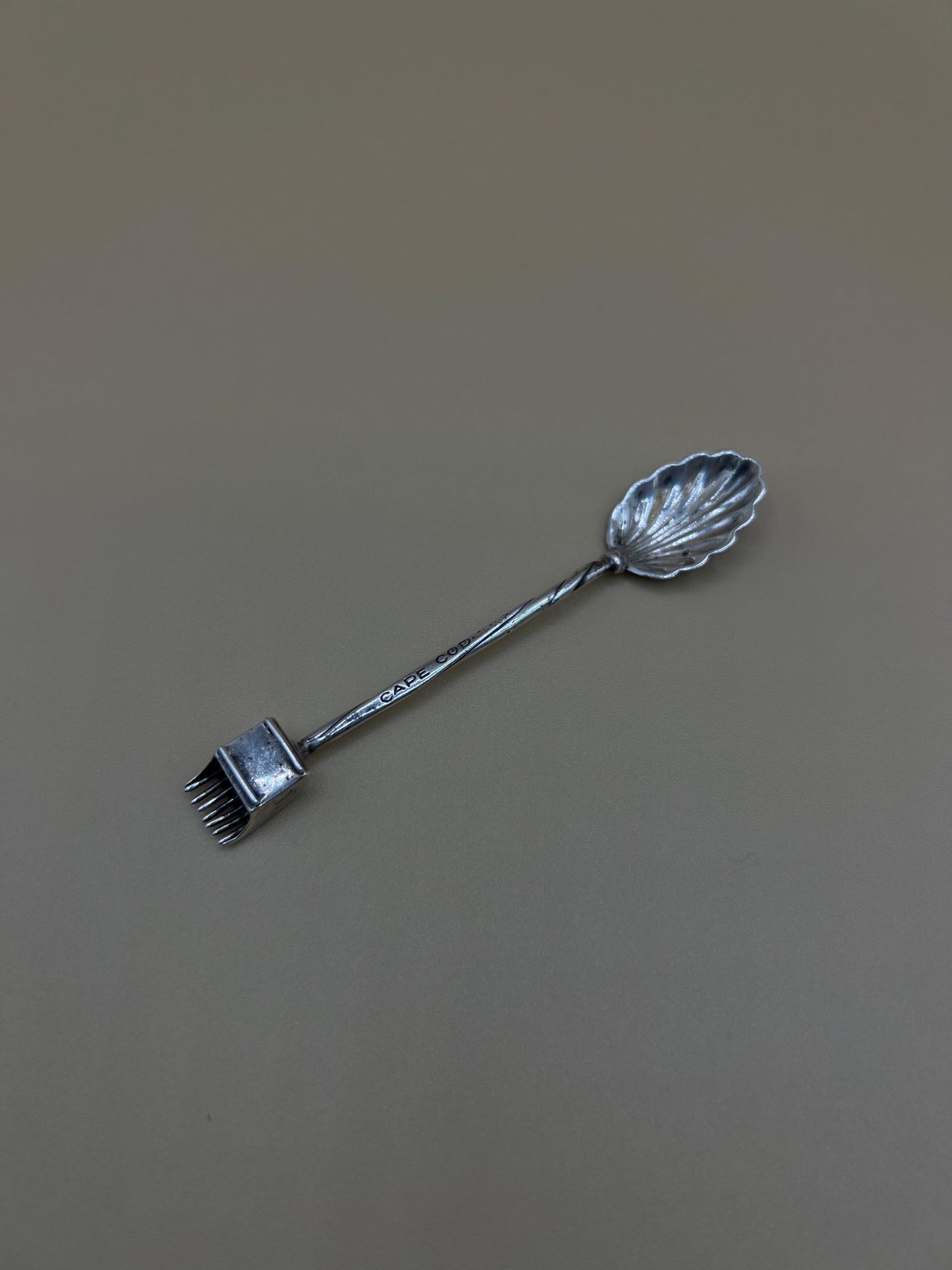 "Cape Cod" Sterling Silver Antique Souvenir Demitasse Spoon