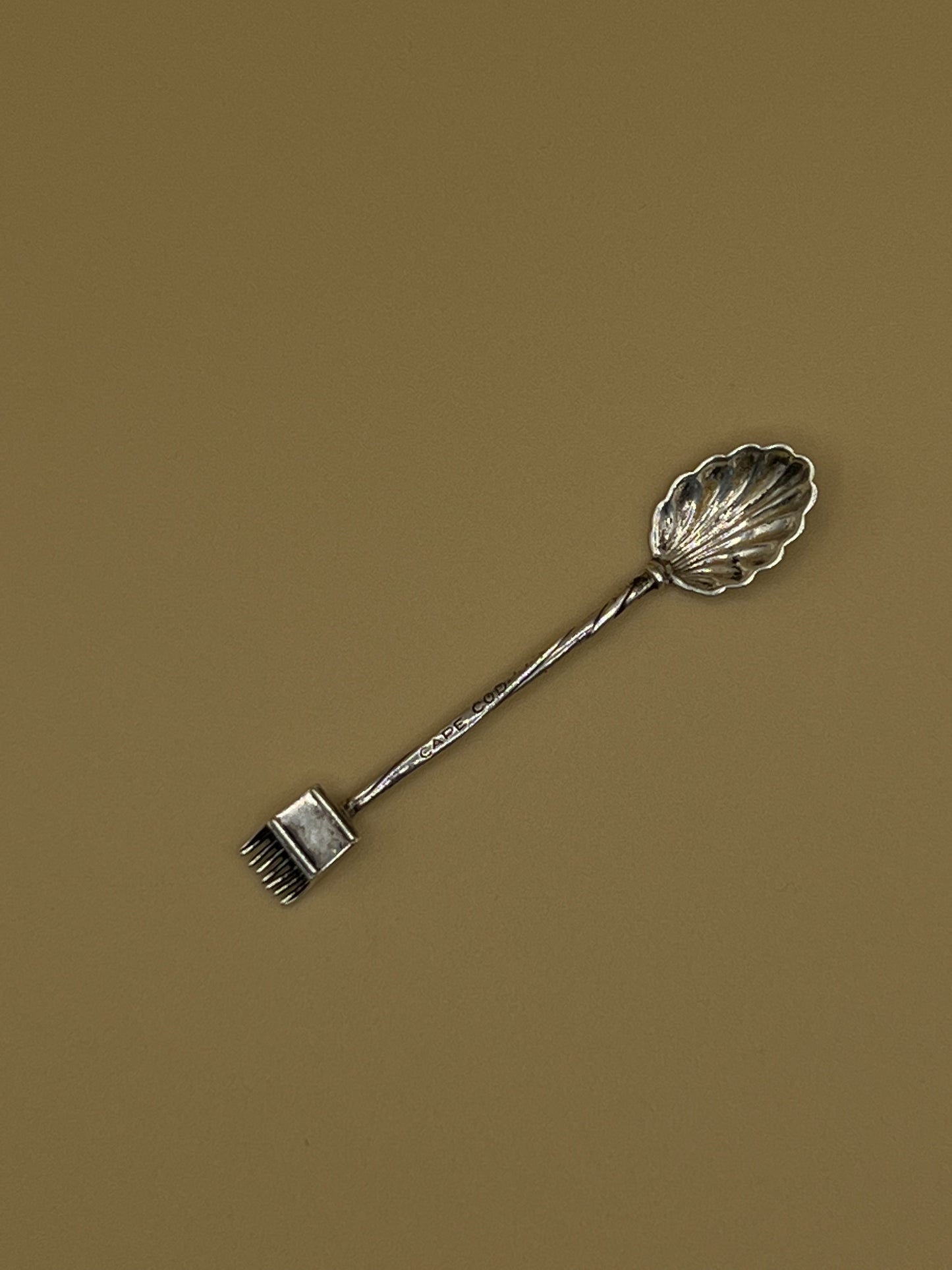 "Cape Cod" Sterling Silver Antique Souvenir Demitasse Spoon