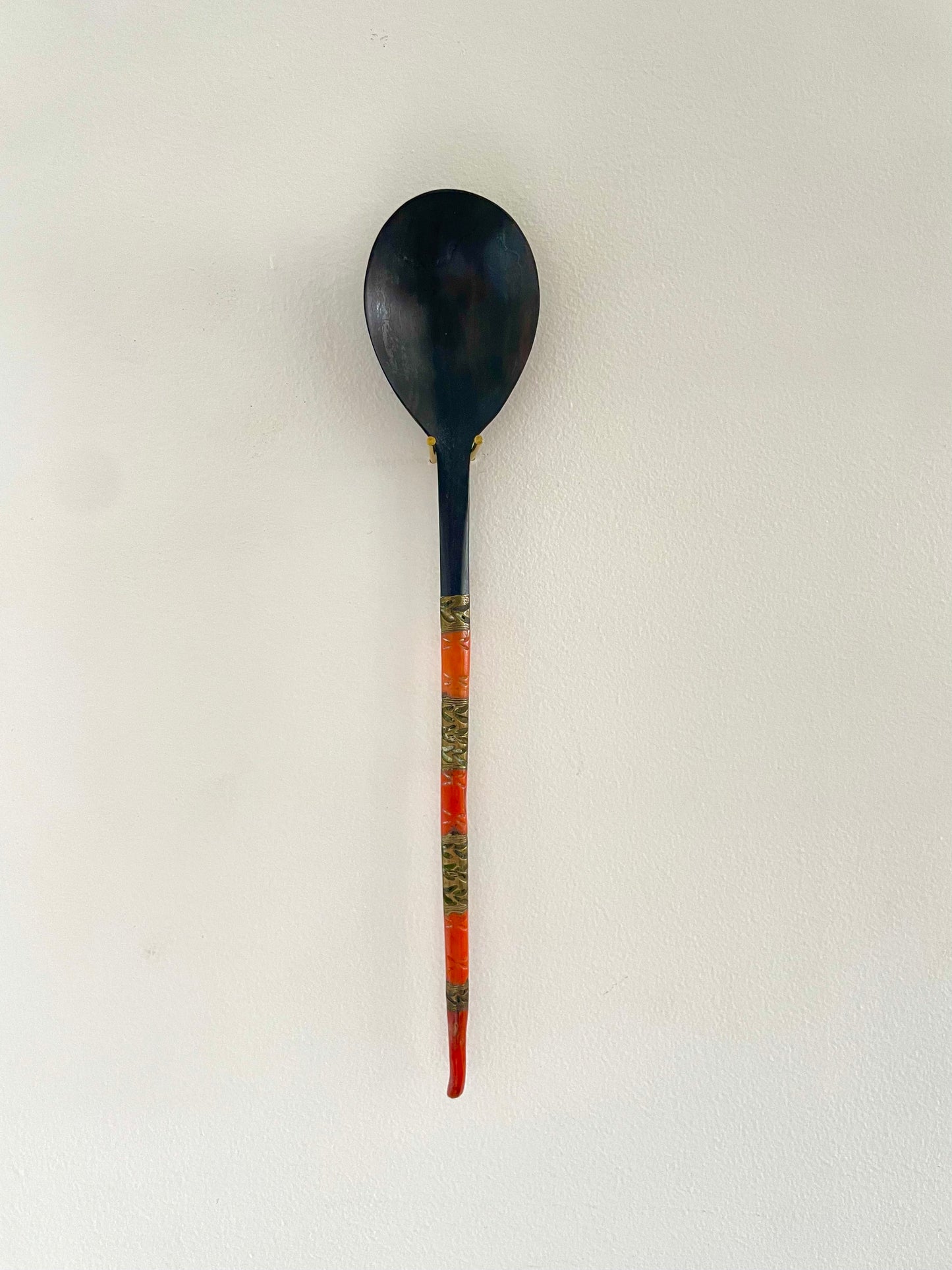 Rare Antique Ottoman Coral Sherbert Spoon